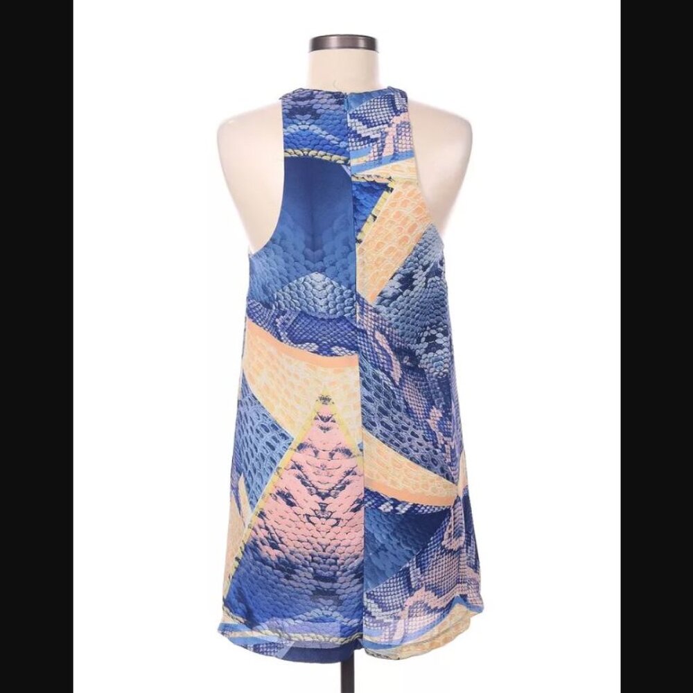 Fab’rik Multicolor Snakeprint Patchwork Sleeveles… - image 2